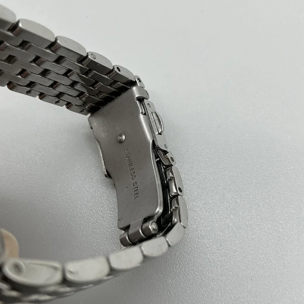 Fossil Tailor Womens Watch 34mm Silver Tone Stainless ES3712 New Battery 6